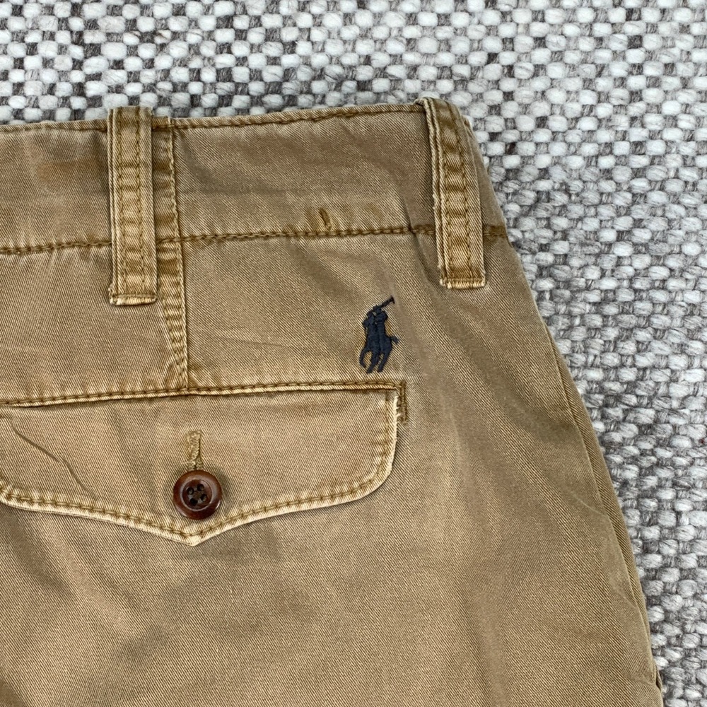 Polo Ralph Lauren Chino Shorts Mens 36 Tan Cotton Twill Classic Fit 9.5 Inseam
